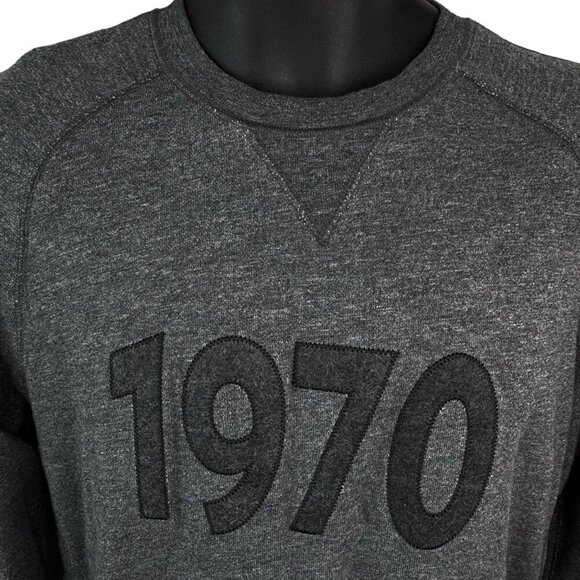 PSG Nike 1970 Gray Long Sleeve Pullover Sweatshirt Men’s L Soccer Football - Picture 3 of 10